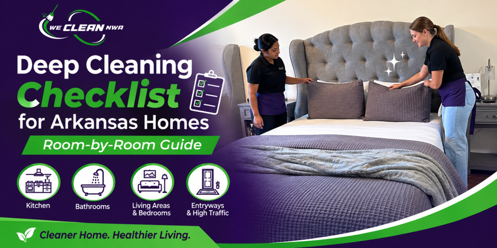 Deep Cleaning Checklist for Arkansas Homes